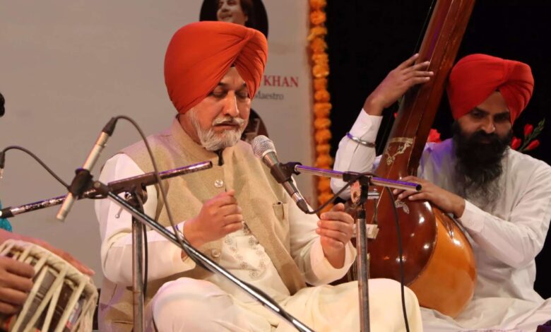 Dr Malkit Singh Jandiala unveils his book on Gurmat Sangeet and performs at Tagore Theatre