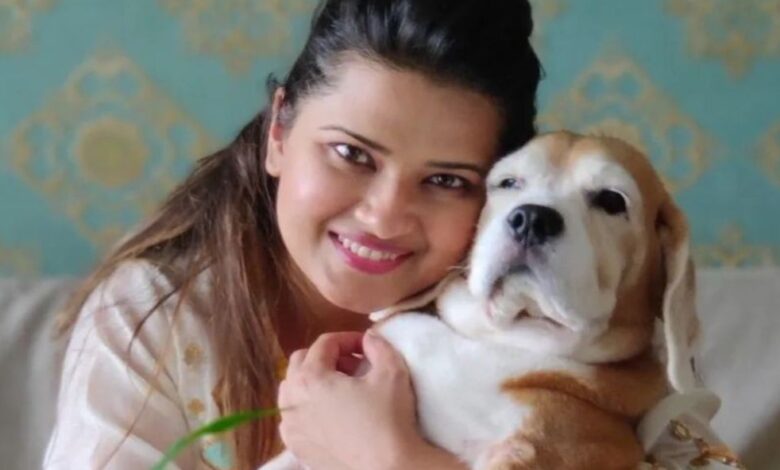 Kratika Sengar with her Pet dog ‘Donut’ (Photo- Instagram)