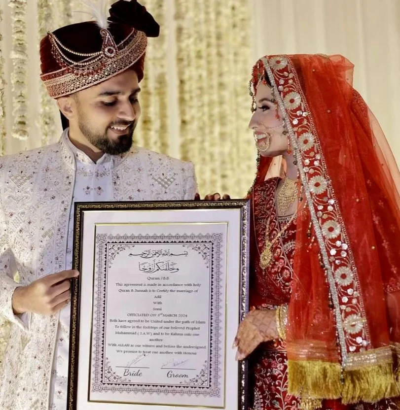 Adil Khan Durrani got married to Somi Khan