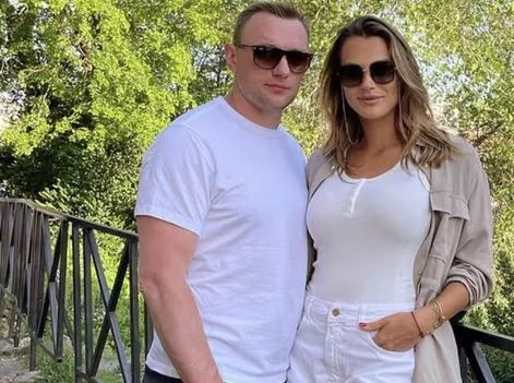 Aryna Sabalenka with her boyfriend