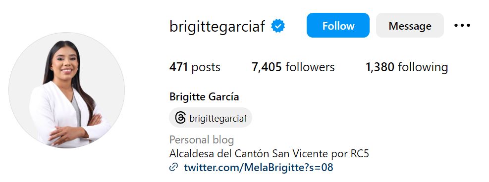 Brigitte Garcia's Instagram