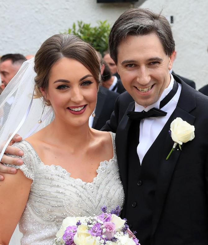 Caoimhe Wade and Simon Harris