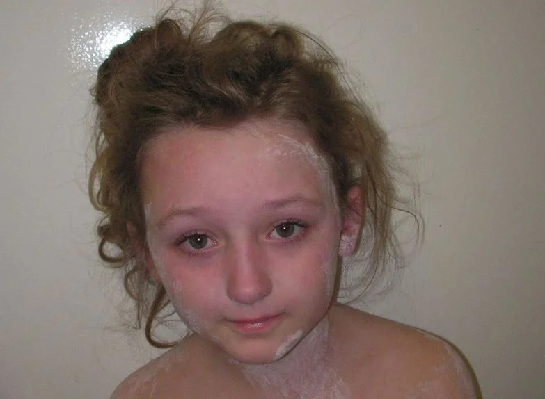 Childhood photo of Kiera