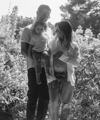 Christopher French WITH WIFE AND KID