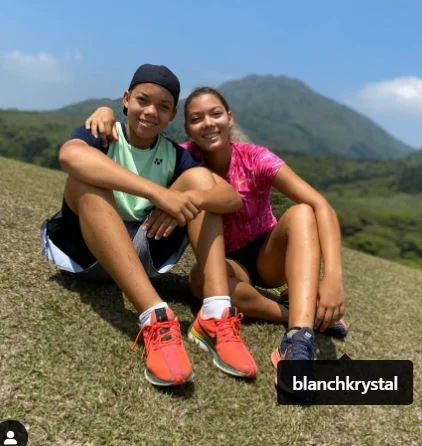 Darwin Blanch with sister