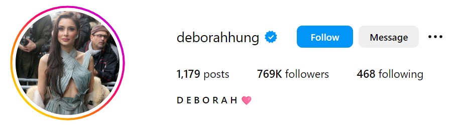 Deborah Valdez-Hung's Instagram