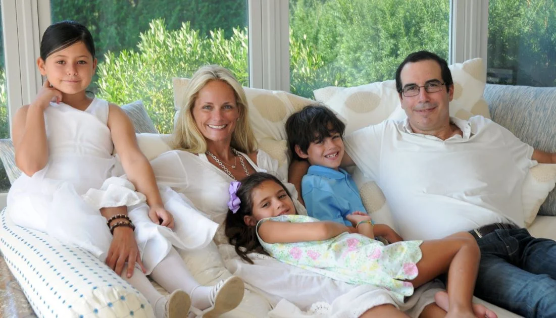Heather deForest Crosby with her ex-husband and kids