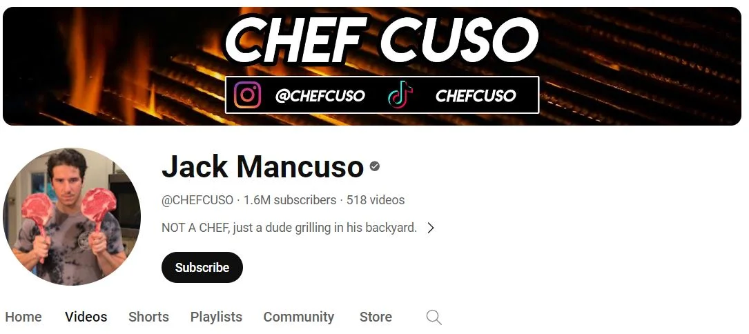 Jack Mancuso's Youtube