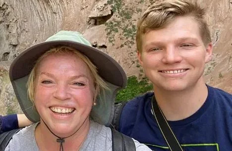Janelle Brown with her son Garrison Brown