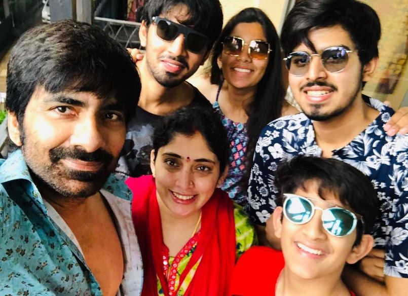 Kalyani Teja and her family