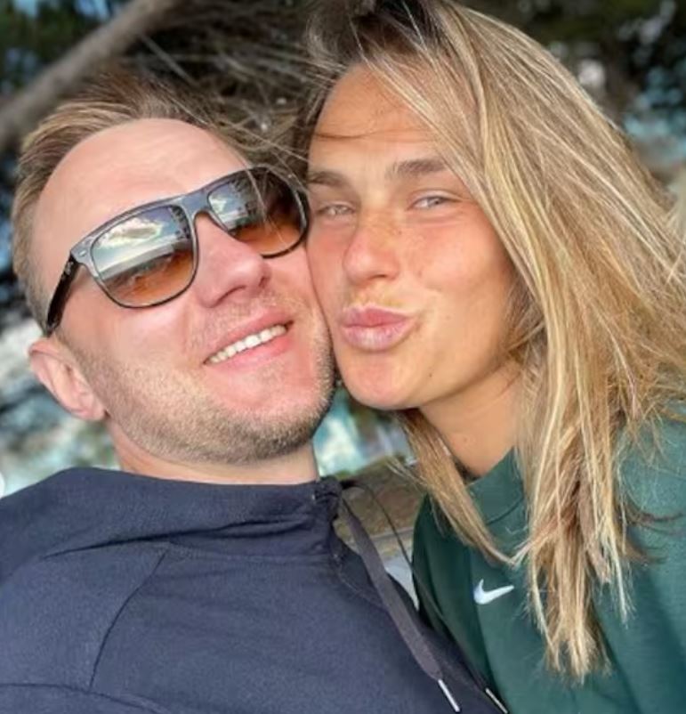Konstantin Koltsov and Aryna Sabalenka