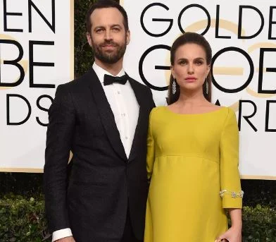 Natalie Portman with her husband