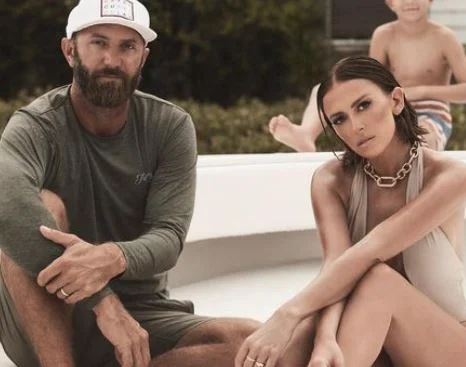 Paulina Gretzky with her husband