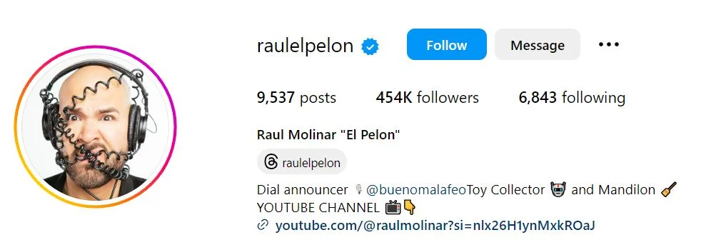 Raul Molinar's Instagram