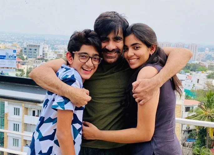 Ravi Teja's son & daughter