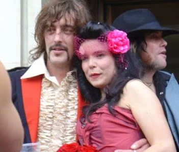 Rian Haynes with his ex-wife