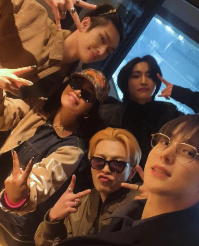 Rie Hata and her friends