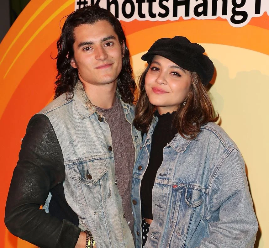 Stella Hudgens and her boyfriend