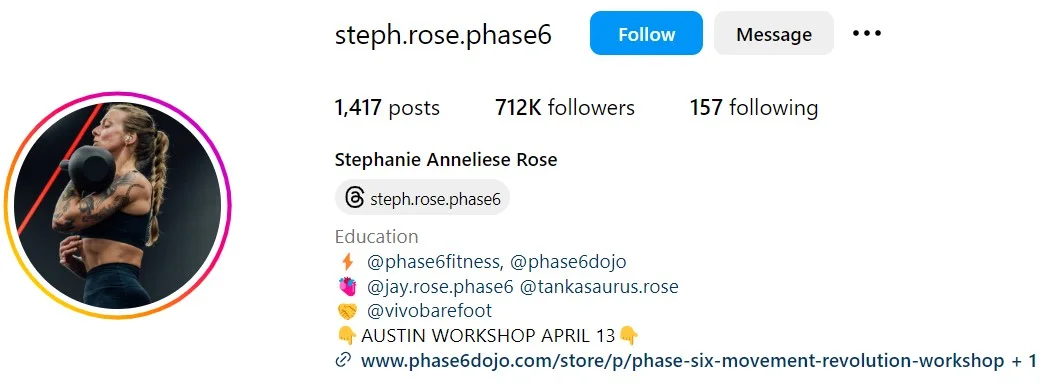 Stephanie Anneliese Rose's Instagram