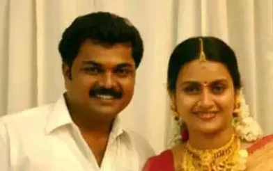 Surya Kiran (Director) old picture with wife