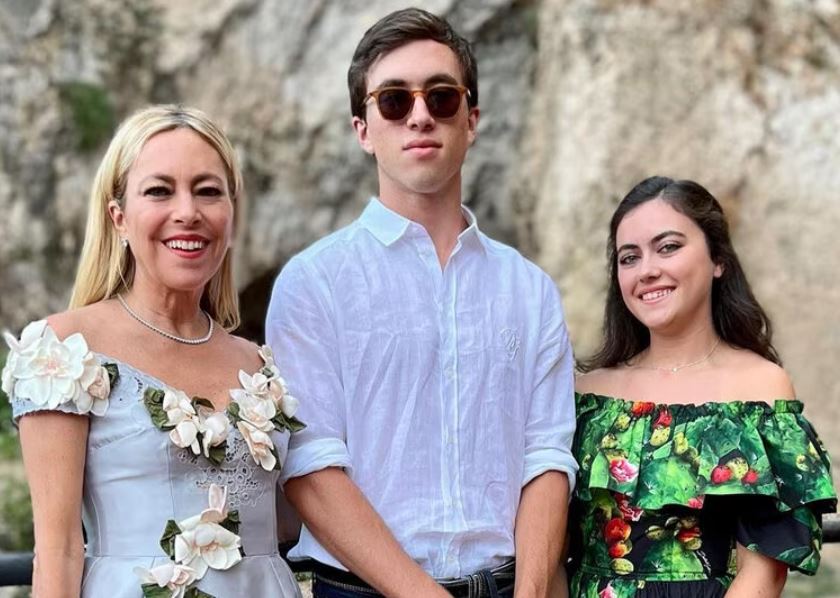 Sutton Stracke's son & daughter