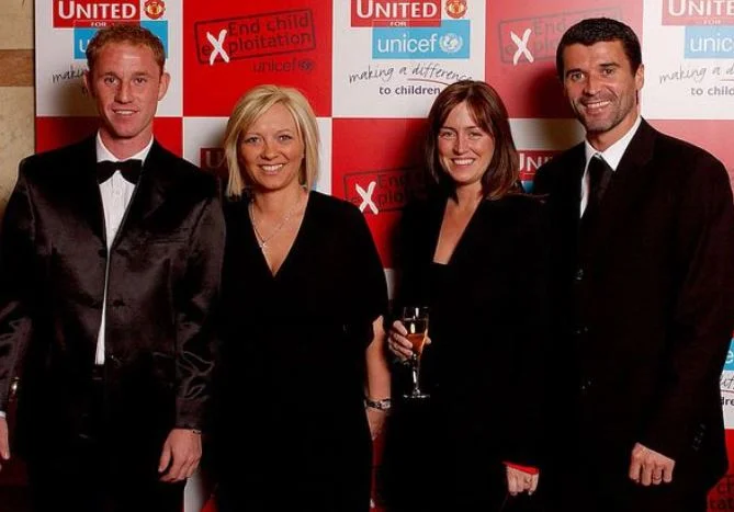 Theresa Doyle with husband and friends
