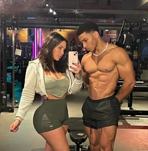 Trevor Bell with his partner