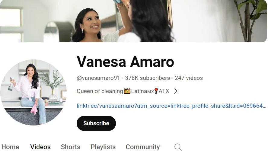 Vanesa Amaro's Youtube