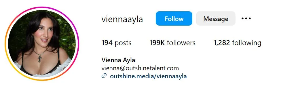Vienna Ayla's Instagram