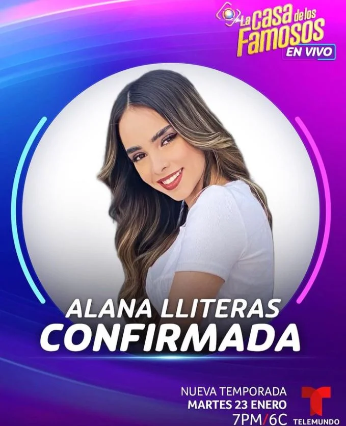 Alana Lliteras appeared in LaCasaDeLosFamosos