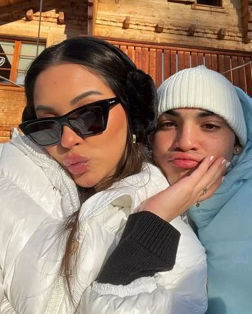Alyssa Daguise with her boyfriend
