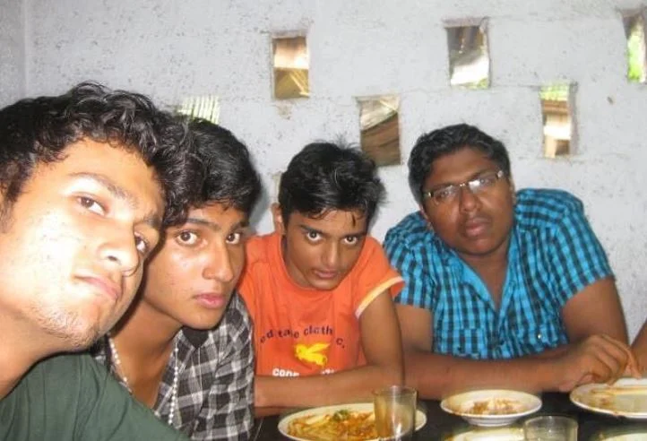 An old photo of Amal Thaha