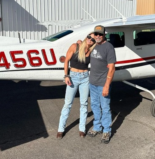 Brooke Ence with her dad