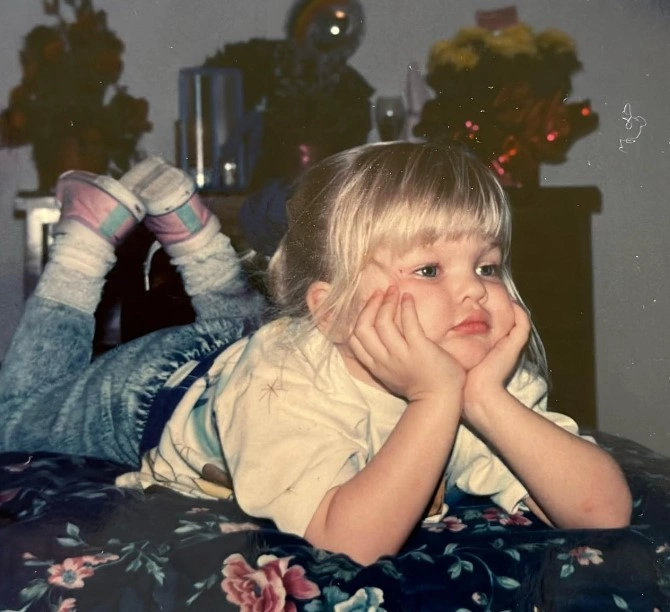 Brooke Ence's childhood image