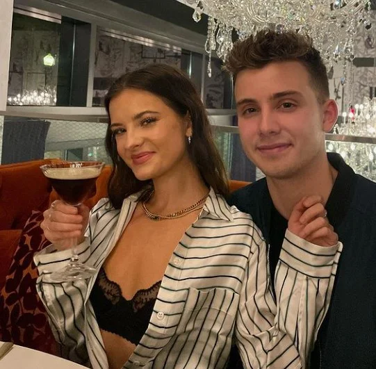 Brooke Hyland with her boyfriend Barret Hirschberg