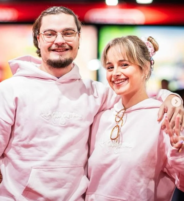Camille LV with her boyfriend Guizzi