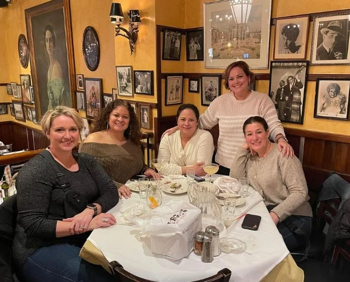Carmen Quintanilla Gollihar with friends