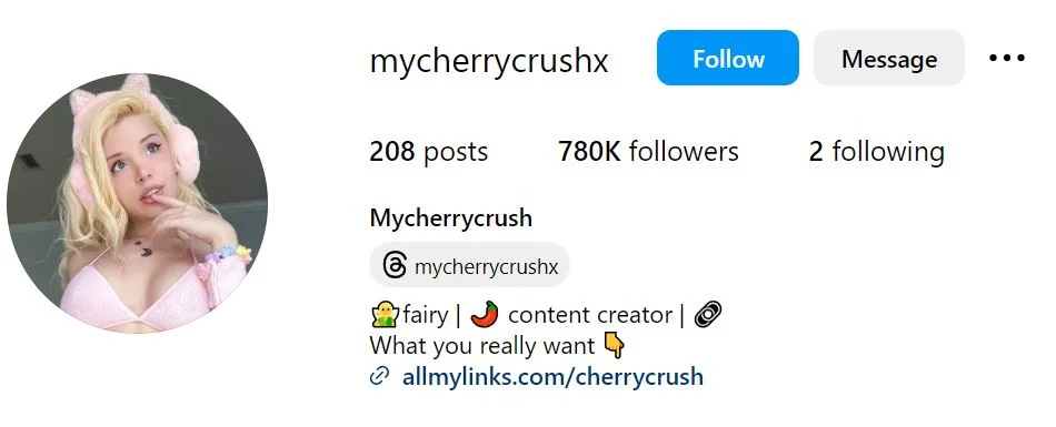 Cherry Crush's Instagram