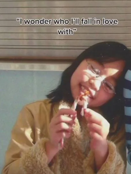 Childhood photo of Aileen Christine