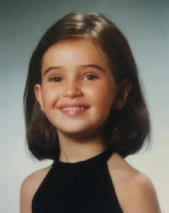Childhood photo of Ines Tazi