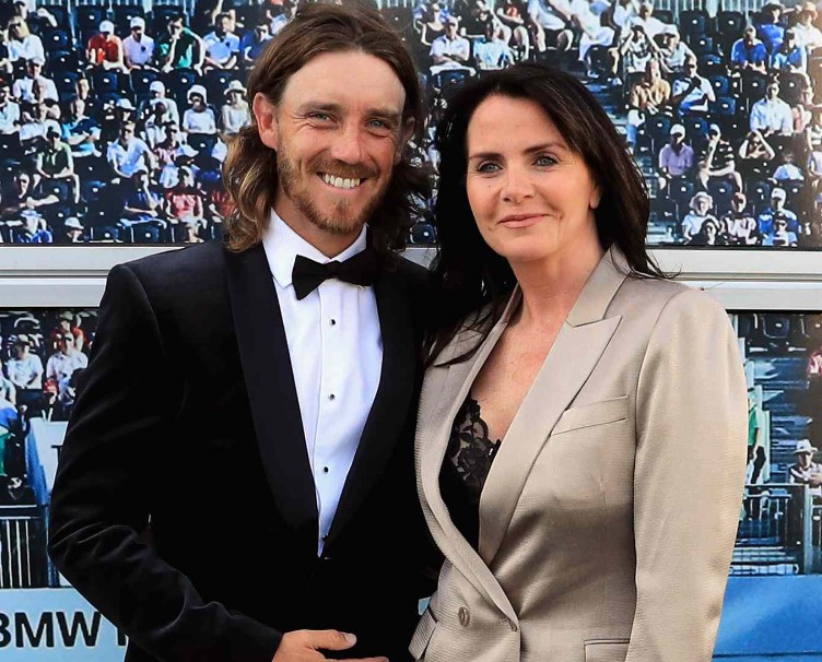 Clare Fleetwood with her husband Tommy Fleetwood