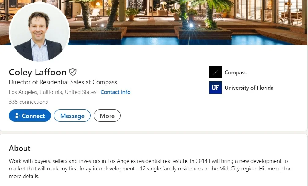 Coleman Laffoon's LinkedIn profile