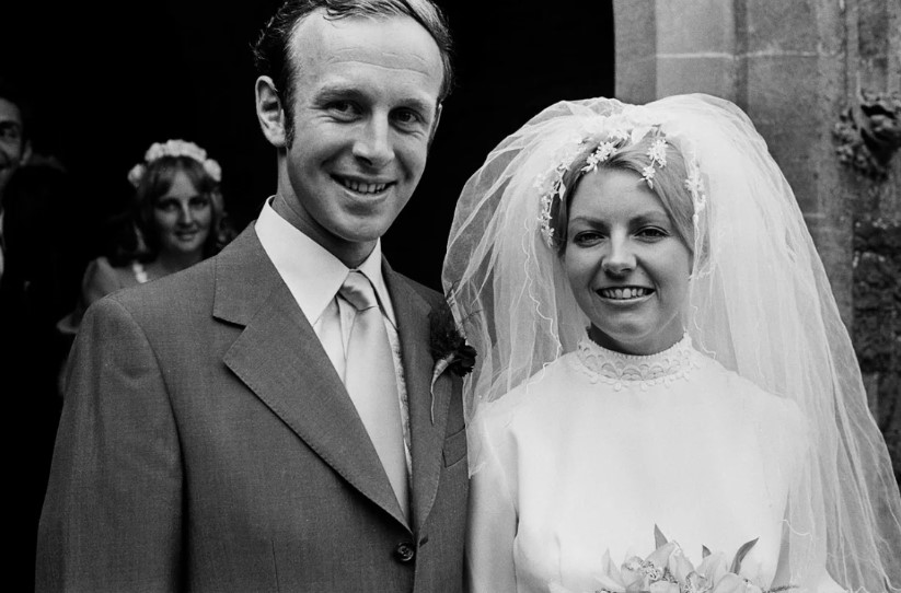 Derek Underwood with his wife Dawn Sullivan