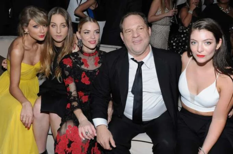 Eve Chilton Weinstein with her ex-husband Harvey and daughters