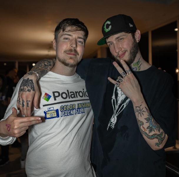 Faze Banks with Mr. Beast