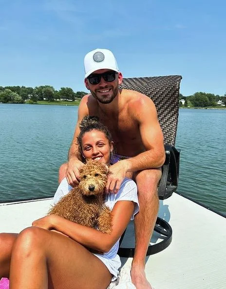 Gabbie Marshall with her boyfriend