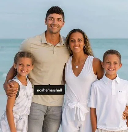 Gabbie Marshall with her family