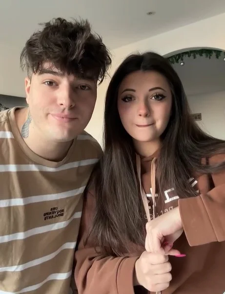 Giuseppe Barbuto and his girlfriend Matilde Montani