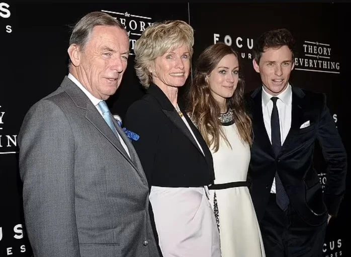 Hannah Bagshawe with her husband and in-laws