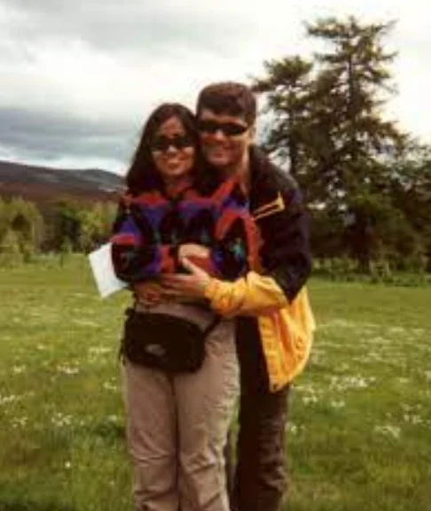 Jean-Pierre Harrison and his wife's old image